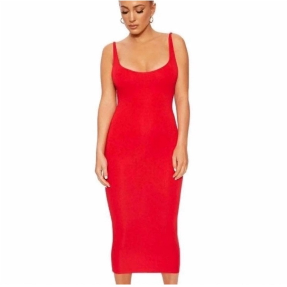 Naked Wardrobe Midi Dress